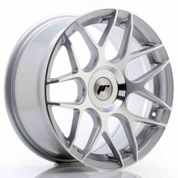 JR Wheels JR18 17x8 ET25 35 Blank Machined Silver