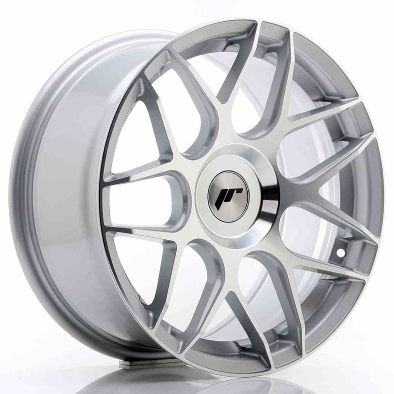 JR Wheels JR18 17x8 ET25 35 Blank Machined Silver