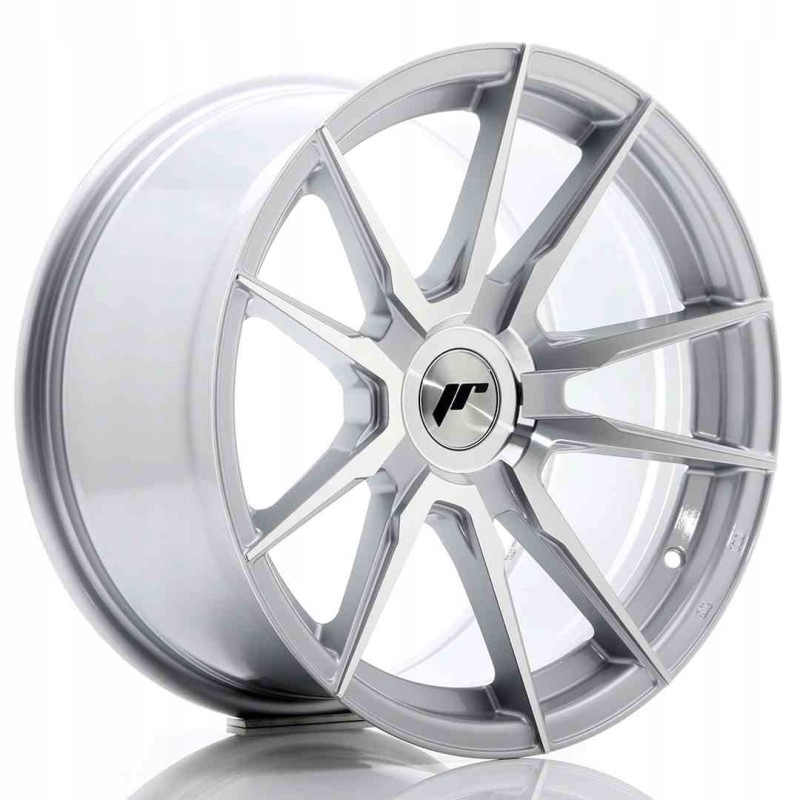 JR Wheels JR21 17x9 ET25 35 Blank Silver Machined