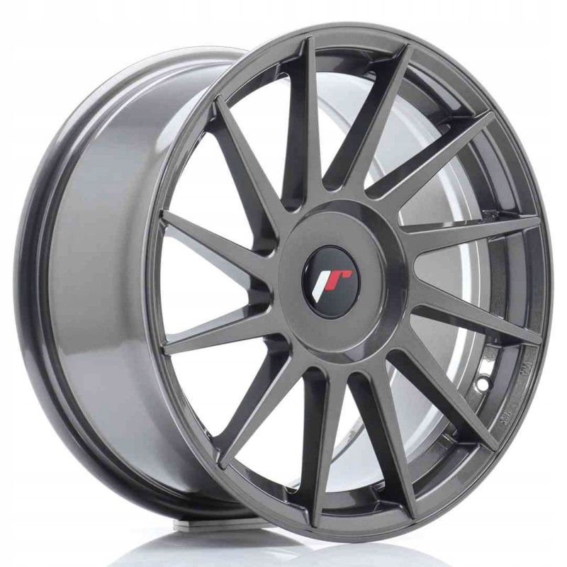 JR Wheels JR22 17x8 ET25 35 BLANK Hyper Gray