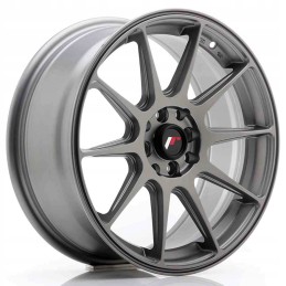 JR Wheels JR11 17x7 25 ET35 4x100 114 3 Matt Gun M