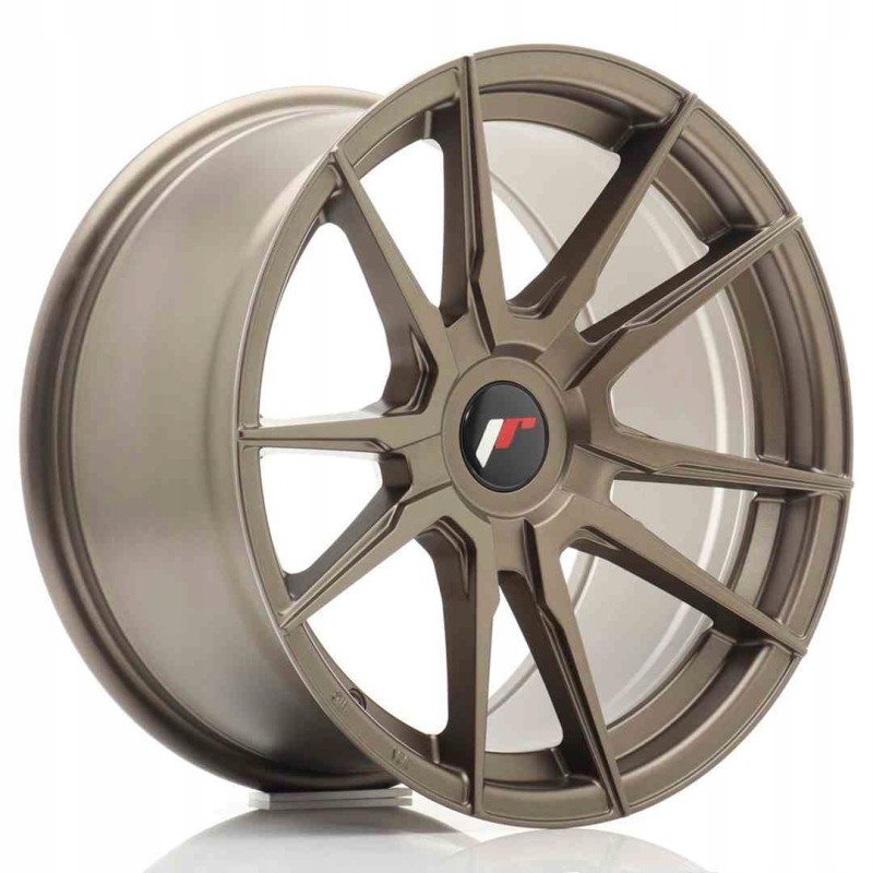 JR Wheels JR21 17x9 ET25 35 Blank Matt Bronze