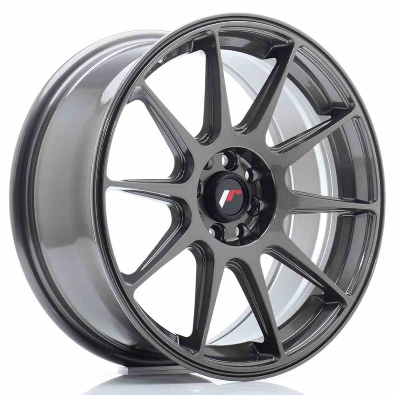 JR Wheels JR11 17x7 25 ET25 4x100 108 Hyper Gray