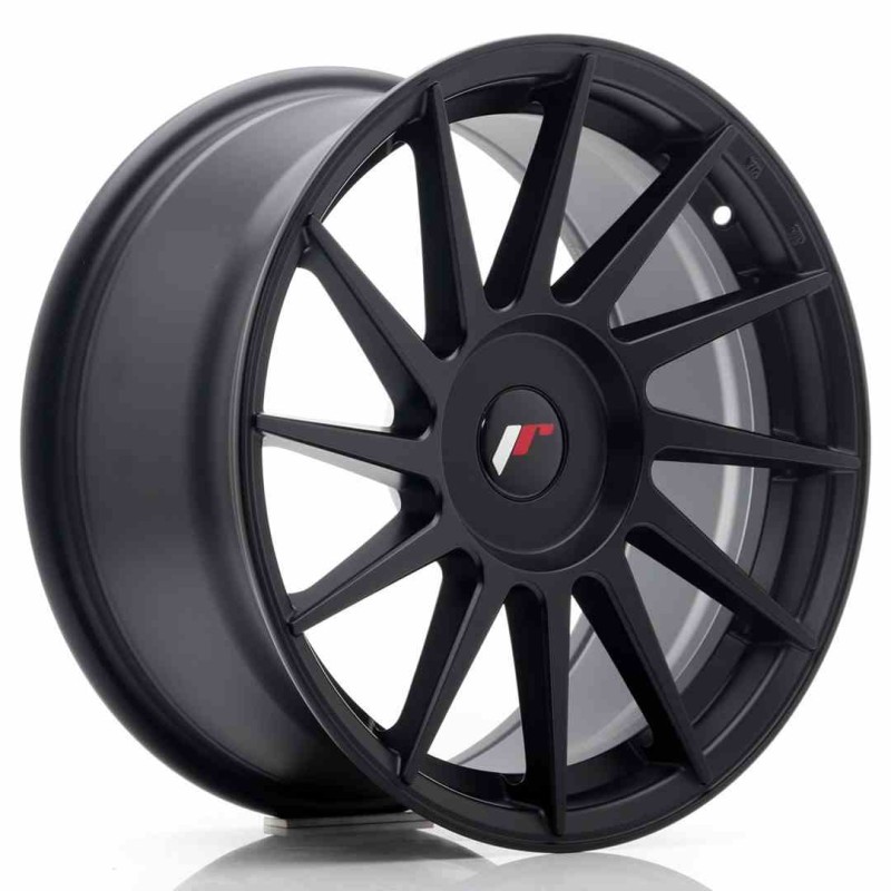 JR Wheels JR22 17x8 ET25 35 BLANK Matt Black