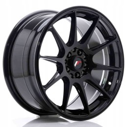 JR Wheels JR11 17x8 25 ET25 4x100 108 Glossy Black