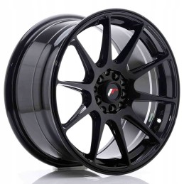 JR Wheels JR11 17x8 25 ET35 5x100 108 Glossy Black
