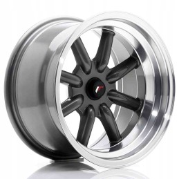 JR Wheels JR19 16x9 ET 25 15 BLANK Gun Metal