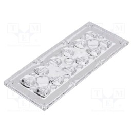 1 pcs x LEDIL - CS12862_STRADA-IP-2X6-DWC - LED lens, rectangular, transparent, H: 7.92mm