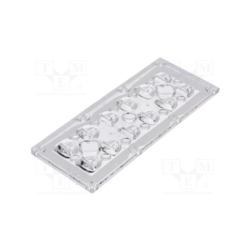 1 pcs x LEDIL - CS12862_STRADA-IP-2X6-DWC - LED lens, rectangular, transparent, H: 7.92mm