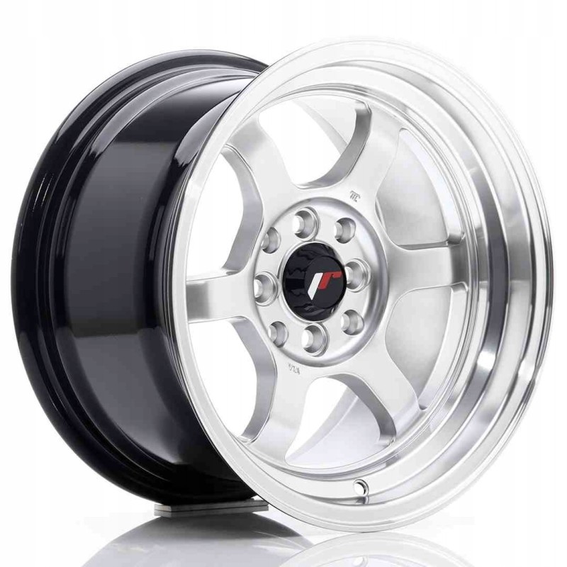 JR Wheels JR12 15x8 5 ET13 4x100 114 Hyper Silver
