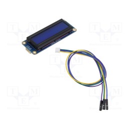 1 pcs x WAVESHARE - 23991 - Display: LCD, alphanumeric, 16x2, blue, 87x32x13mm, LED, PIN: 4