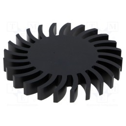 1 pcs x FISCHER ELEKTRONIK - SK57210SA - Heatsink, LED, Ø: 85mm, H: 10mm, 2.25K/W, black