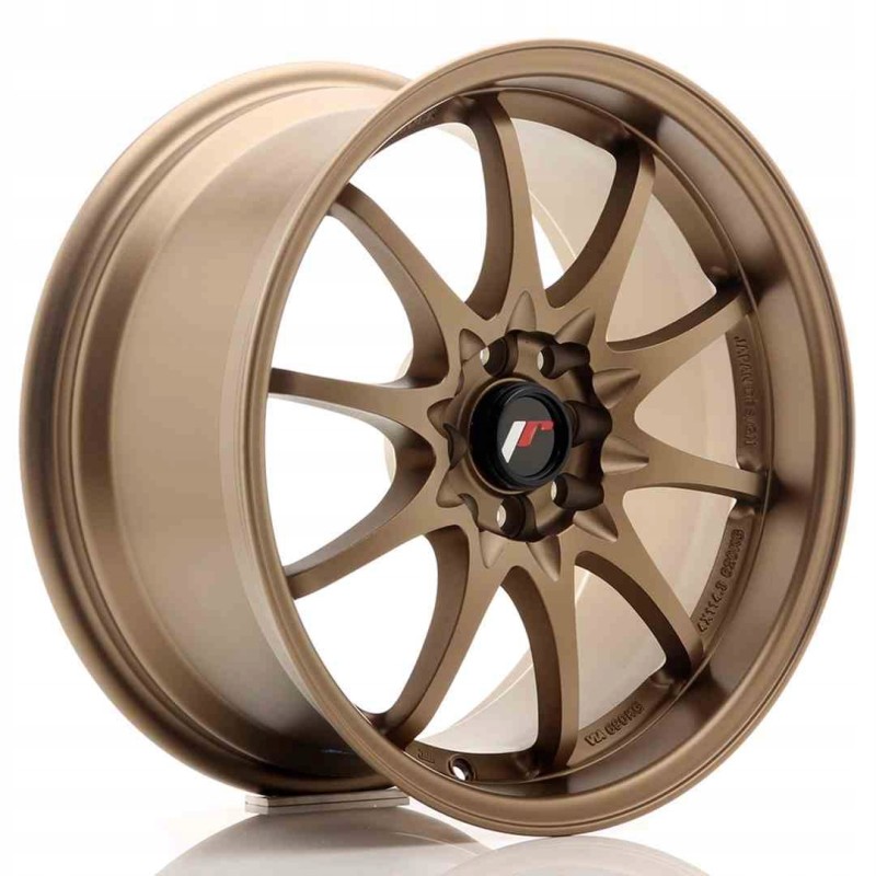 JR Wheels JR5 17x8 5 ET35 5x100 114 3 Dark Anodize