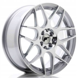 JR Wheels JR18 17x7 ET40 4x100 114 Silver Machined