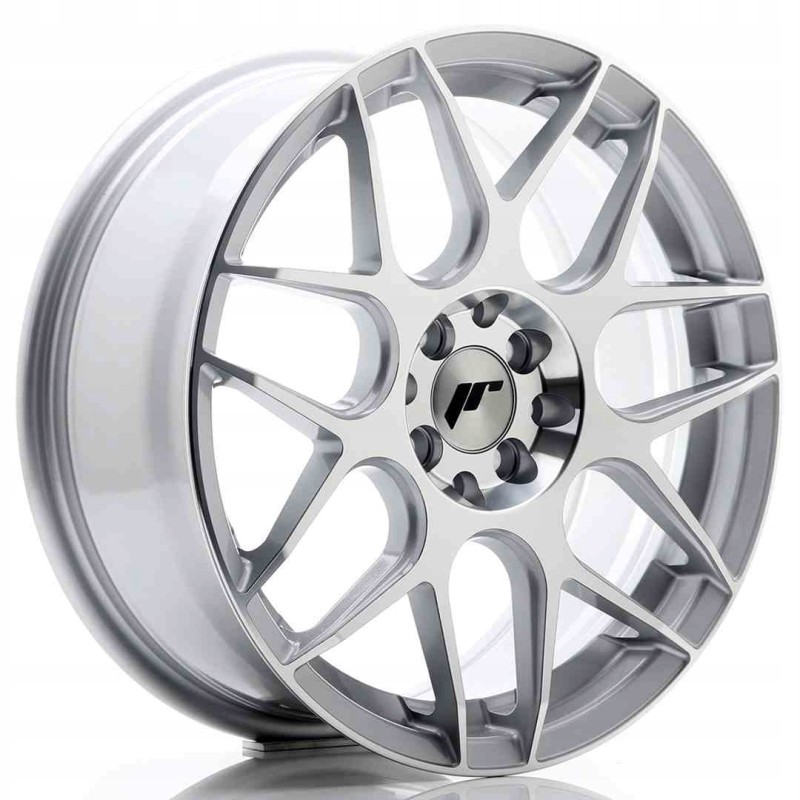 JR Wheels JR18 17x7 ET40 4x100 114 Silver Machined