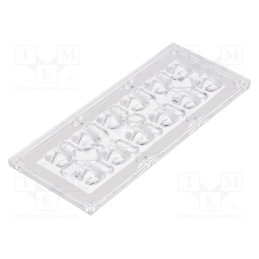1 pcs x LEDIL - CS14144_STRADA-IP-2X6-ME - LED lens, rectangular, transparent, TL1L2,TL1L3,TL1L4,XP-L,XT-E