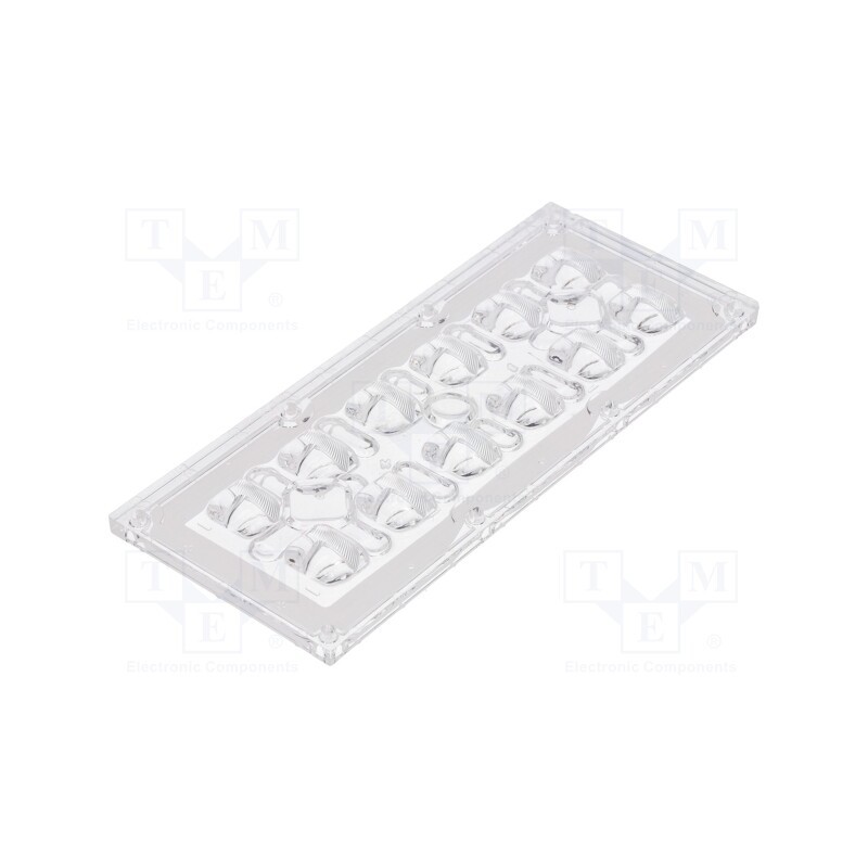 1 pcs x LEDIL - CS14144_STRADA-IP-2X6-ME - LED lens, rectangular, transparent, TL1L2,TL1L3,TL1L4,XP-L,XT-E