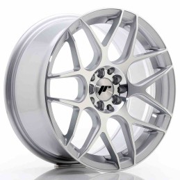 JR Wheels JR18 17x8 ET35 4x100 114 Silver Machined