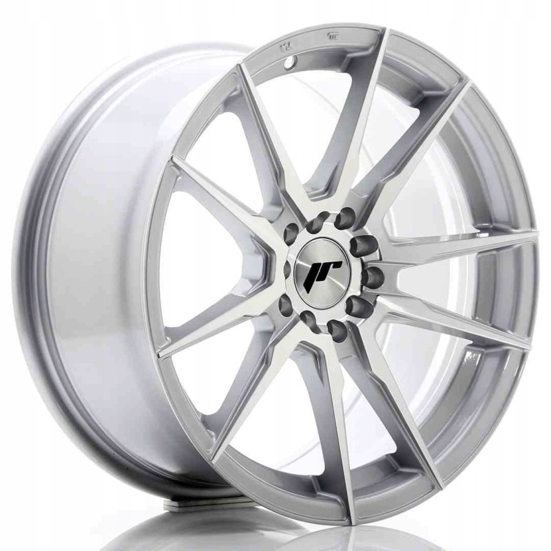 JR Wheels JR21 17x8 ET25 4x100 108 Silver Machined