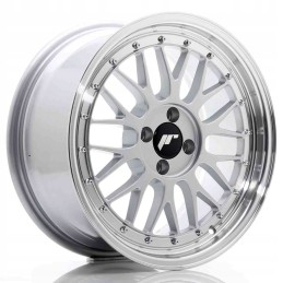 JR Wheels JR23 17x8 ET35 4x100 Hyper Silver in Mach