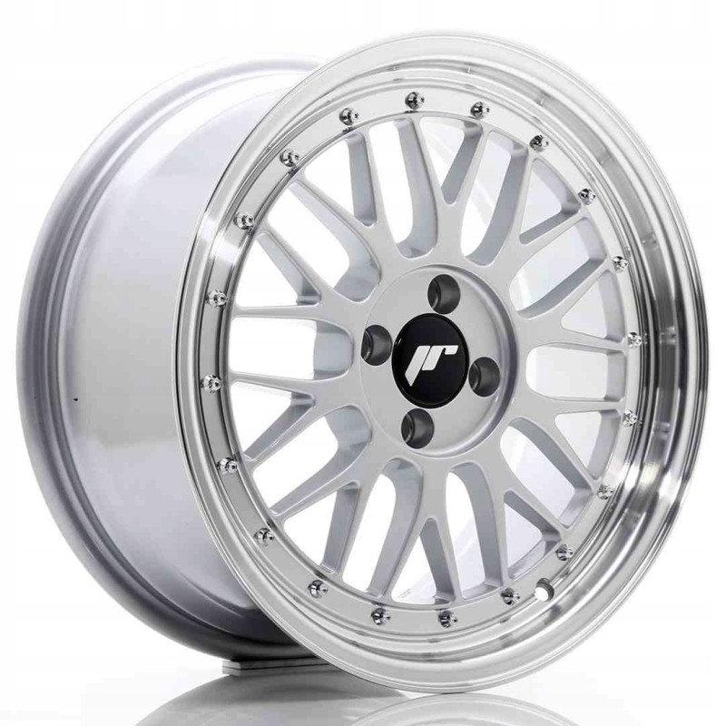JR Wheels JR23 17x8 ET35 4x100 Hyper Silver in Mach
