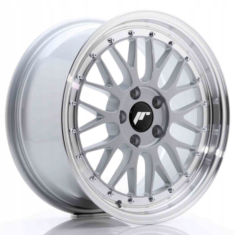 JR Wheels JR23 17x8 ET35 5x100 Hyper Silver in Mach