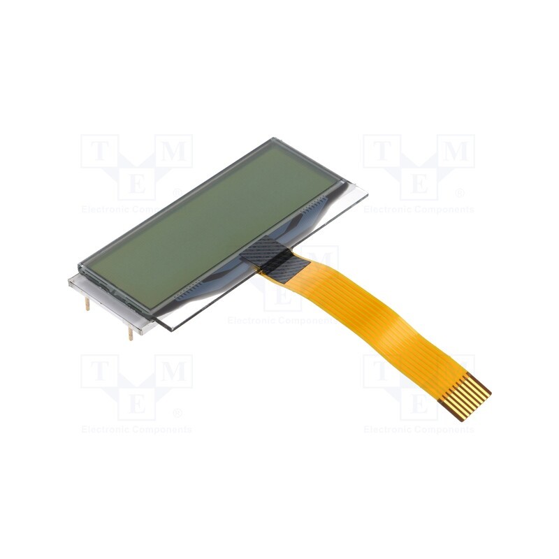 1 pcs x DISPLAY ELEKTRONIK - DEM 16207 FGH-PW - Display: LCD, alphanumeric, FSTN Positive, 16x2, 54x26x2.85mm, LED