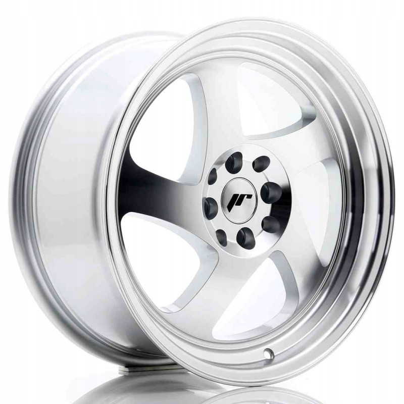 JR Wheels JR15 17x8 ET35 4x100 114 Machined Silver