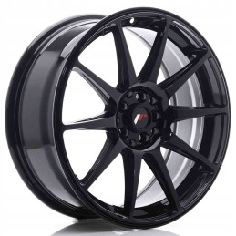 JR Wheels JR11 18x7 5 ET40 5x112 114 Glossy Black