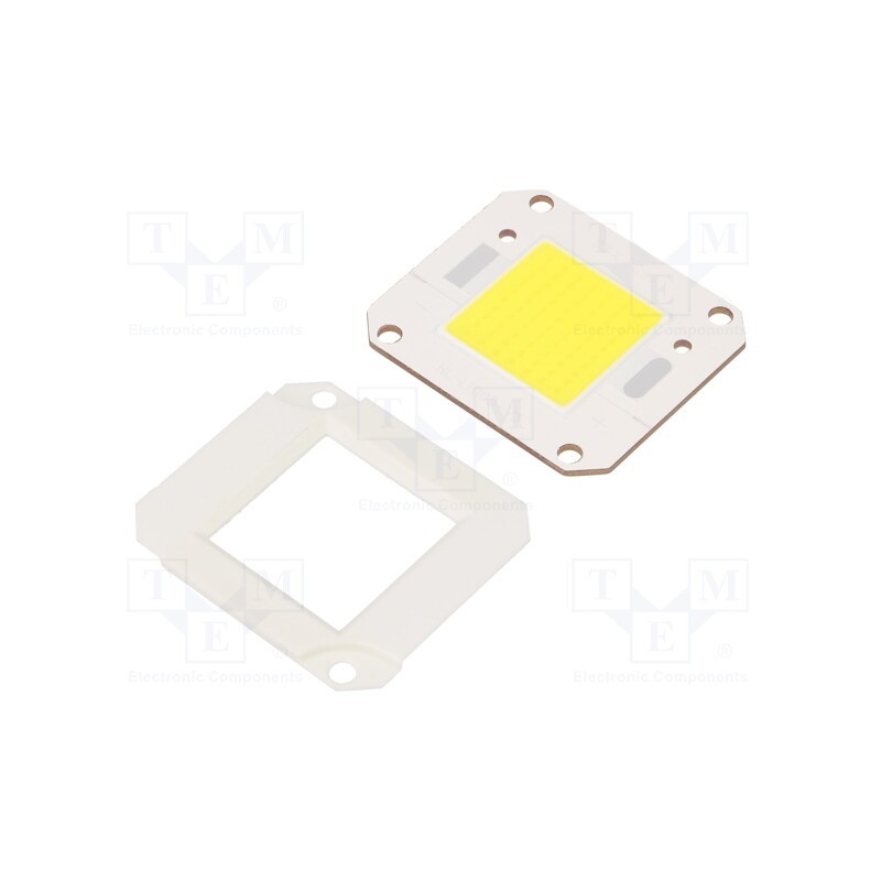 1 pcs x HONGLI ZHIHUI - LT005F38W-70B7C10(RA1) TC5000K - Power LED, COB, white cold, 120°, 2450mA, 8200÷9400lm, 46x40x2.2mm