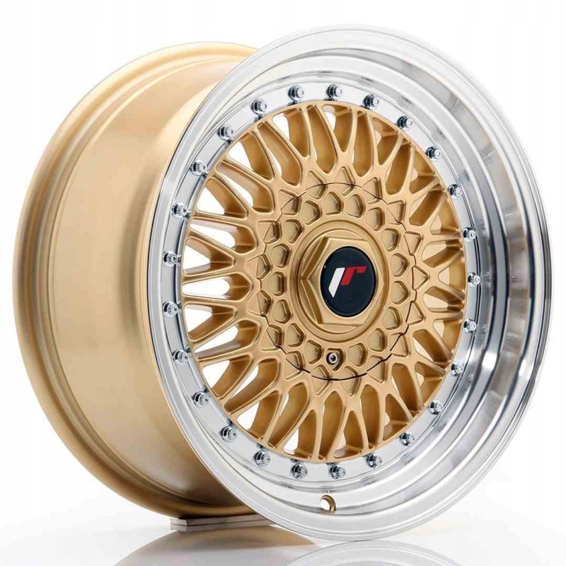 JR Wheels JR9 16x7 5 ET25 4x100 108 Gold in Machine
