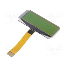 1 pcs x DISPLAY ELEKTRONIK - DEM 16207 SYH-PY - Display: LCD, alphanumeric, STN Positive, 16x2, 54x26x2.85mm, LED
