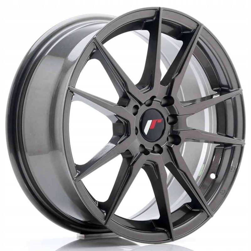 JR Wheels JR21 17x7 ET40 4x100 114 Hyper Gray