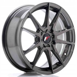 JR Wheels JR21 17x7 ET40 5x100 114 Hyper Gray