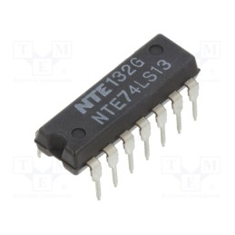 1 pcs x NTE Electronics - NTE74LS13 - IC: digital, NAND, Ch: 2, IN: 4, TTL, THT, DIP14