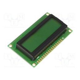 1 pcs x DISPLAY ELEKTRONIK - DEM 16226 SYH-LY - Display: LCD, alphanumeric, STN Positive, 16x2, 65.5x36.7x12.5mm