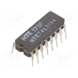 1 pcs x NTE Electronics - NTE74LS194 - IC: digital, shift register, THT, DIP16