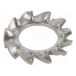 100 pcs x BOSSARD - 1184040 - Washer, round, D8mm, acid resistant steel A4, DIN 6798A, BN 4880