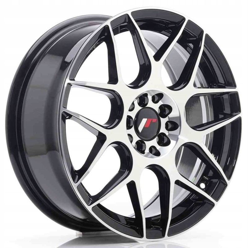 JR Wheels JR18 17x7 ET40 5x100 114 Gloss Black Mac