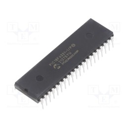 1 pcs x MICROCHIP TECHNOLOGY - PIC18F4331-I/P - IC: PIC microcontroller, 8kB, 40MHz, 4.2÷5.5VDC, THT, DIP40, PIC18