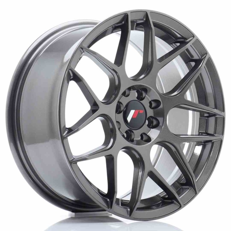 JR Wheels JR18 17x8 ET35 5x100 114 Hyper Gray