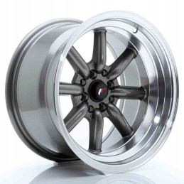 JR Wheels JR19 16x9 ET 15 4x100 114 Gun Metal