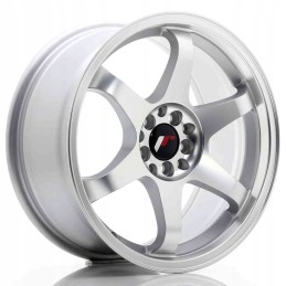 JR Wheels JR3 17x8 ET35 5x100 114 Matt Silver Mach