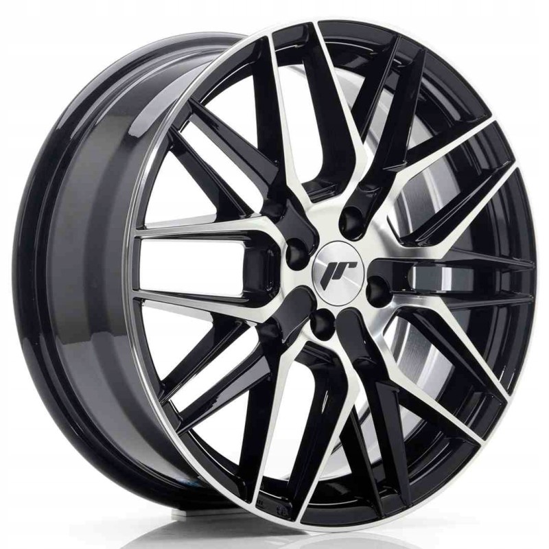 JR Wheels JR28 17x7 ET40 4x100 Gloss Black Machine