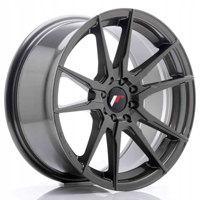 JR Wheels JR21 17x8 ET35 5x100 114 Hyper Gray