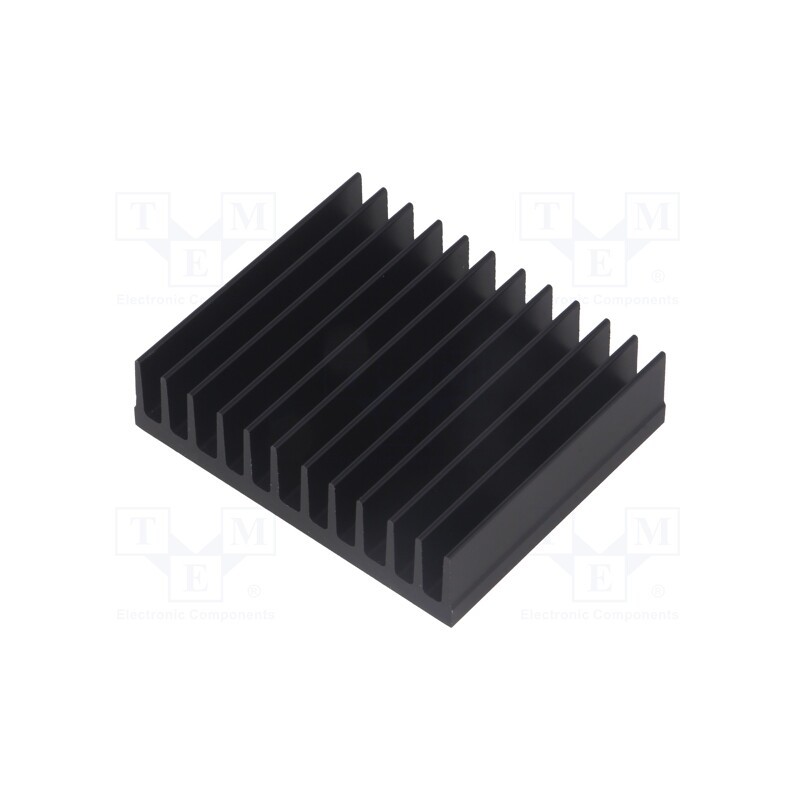 1 pcs x FISCHER ELEKTRONIK - SK 630 50 SA - Heatsink: extruded, grilled, black, L: 50mm, W: 59.69mm, H: 15mm