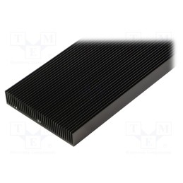 1 pcs x FISCHER ELEKTRONIK - SK 624 1000 SA - Heatsink: extruded, grilled, black, L: 1000mm, W: 90mm, H: 17mm