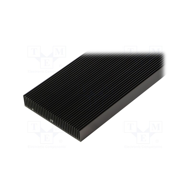 1 pcs x FISCHER ELEKTRONIK - SK 624 1000 SA - Heatsink: extruded, grilled, black, L: 1000mm, W: 90mm, H: 17mm