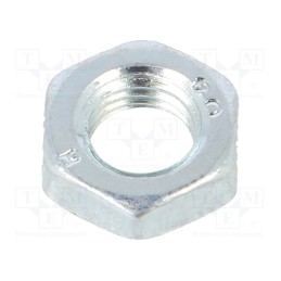 100 pcs x BOSSARD - 3657322 - Nut, hexagonal, M6, 0.75, steel, Plating: zinc, H: 3.2mm, 10mm