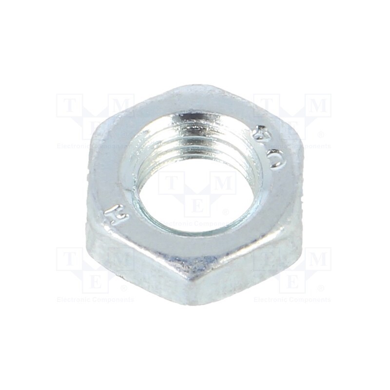 100 pcs x BOSSARD - 3657322 - Nut, hexagonal, M6, 0.75, steel, Plating: zinc, H: 3.2mm, 10mm